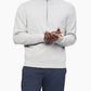Calvin Klein Men's 1/4-Zip Sweater Silver Size XX Large