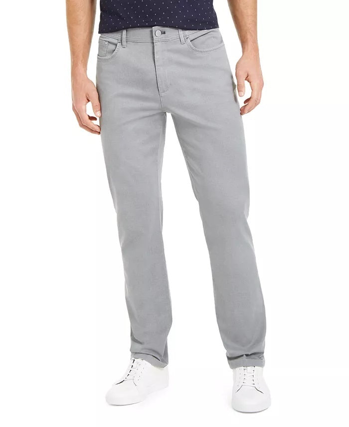 Calvin Klein Men's Printed Textured High Rise Jeans Charcoal Size 38X32