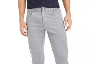 Calvin Klein Men's Printed Textured High Rise Jeans Charcoal Size 38X32