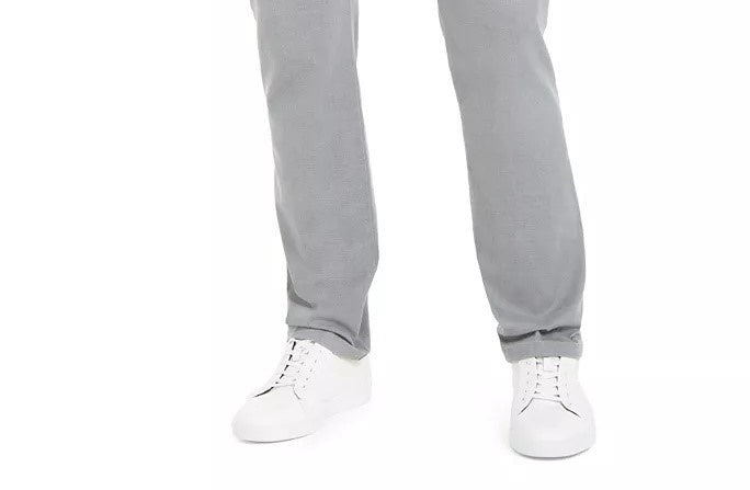 Calvin Klein Men's Printed Textured High Rise Jeans Charcoal Size 38X32