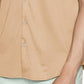 Calvin Klein Men's Short Sleeve Liquid Touch Button Up Polo Shirt Brown Size Small