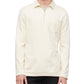 Calvin Klein Men's Collared 1/4 Zip Polo Shirt White Size X-Large