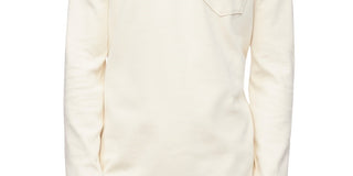 Calvin Klein Men's Collared 1/4 Zip Polo Shirt White Size X-Large