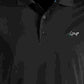 Attack Life By Greg Norman 5 Iron Solid Polo Charcoal Size Small