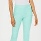 Charter Club Women's Petite Cambridge Tummy-Control Slim-Leg Pants Bright Blue Size 24X4.5
