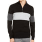 DKNY Men's Quarter Zip Sweatshirt Charcoal Size X-Large