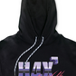 H4X  Men's Loose Fit Fleece Logo Hoodie Black Size Large
