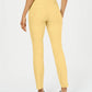Charter Club Women's Cambridge Pull On Pants Yellow Size 4 Petite