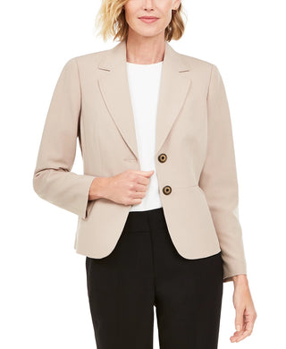 Le Suit Women's Blazer & Pants Suit Beige Size 12