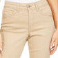 Style & Co Women's Petite Tummy-Control Skinny Jeans Brown Size 22X5