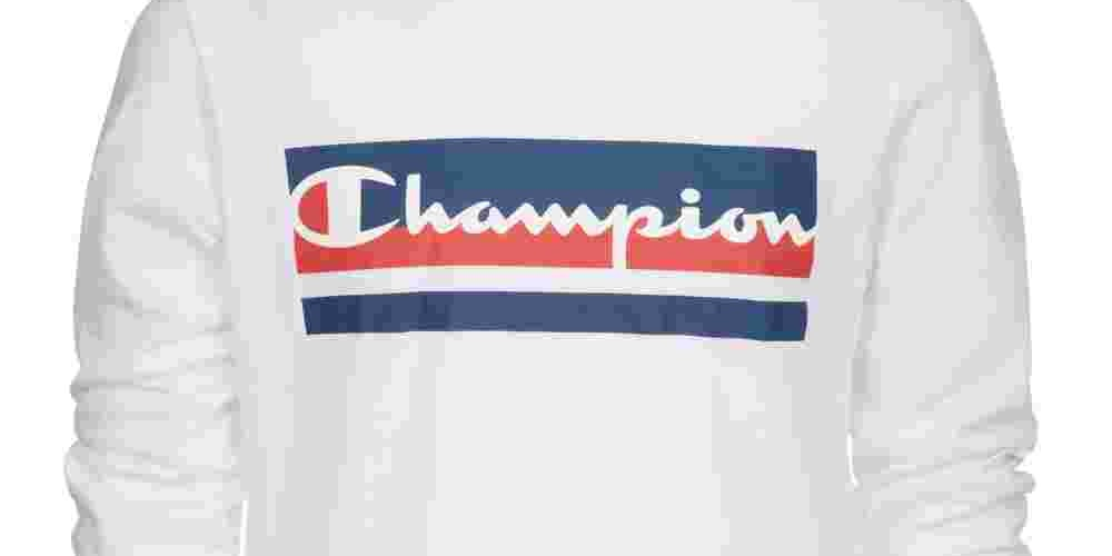 Champion Little Boy's Logo Print T-Shirt White Size 5