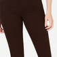 Style & Co Women's Tummy Control Slim Leg Jeans Brown Size 6