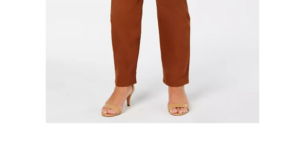 Style & Co Women's Plus Size High-Rise Slim-Leg Jeans Brnoverflw Size 22W