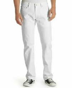 Levi's Men's 514 Straight Fit Jeans White Size 28X32