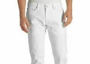 Levi's Men's 514 Straight Fit Jeans White Size 28X32