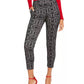 Thalia Sodi Women's Printed Skinny Cropped Trousers