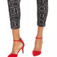 Thalia Sodi Women's Printed Skinny Cropped Trousers