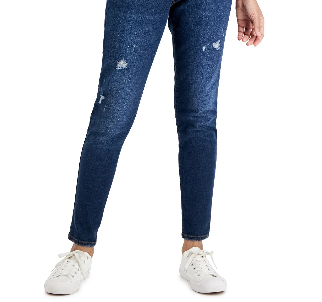 Style & Co Women's Curvy Fit Skinny Jeans Regular Short And Long Lengths Blue Size 8