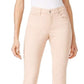 Style & Co Women's Curvy Fit Skinny Fashion Jeans Pink Size 6