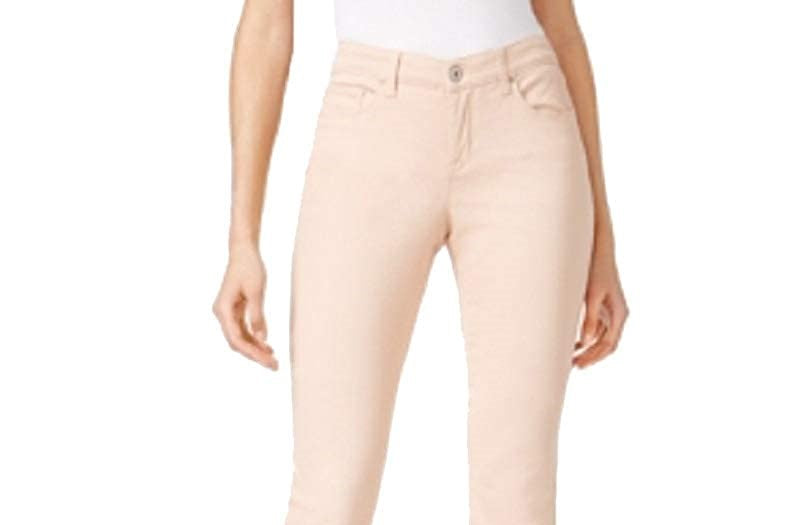 Style & Co Women's Curvy Fit Skinny Fashion Jeans Pink Size 6
