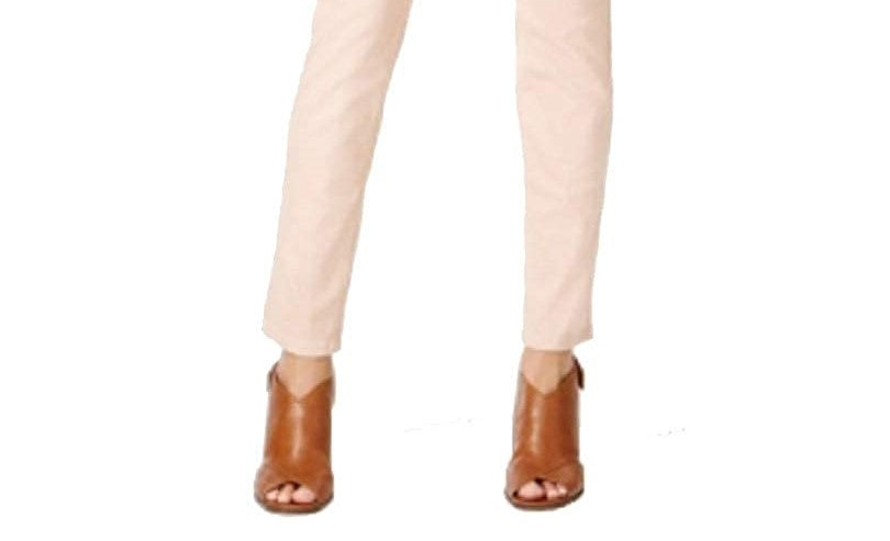 Style & Co Women's Curvy Fit Skinny Fashion Jeans Pink Size 6