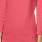 Charter Club Women's Pima Cotton Boat Neck Button Shoulder Top Red Size X-Large