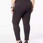 Style & Co Women's Plus Size Ponté Knit Snap-Bottom Leggings Dark Gray Size Petite Small