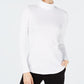 Charter Club Women's Cotton Mock Neck Top White Size Small