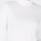 Charter Club Women's Cotton Mock Neck Top White Size Small