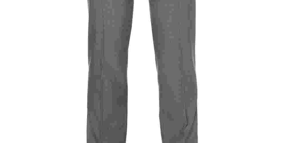 Perry Ellis Men's Gray Stretch Check Work Pants Gray Size 36X29