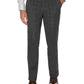 Perry Ellis Men's Portfolio Modern Fit Heathered Performance Dress Pants Heather Charcoal Size 40X32