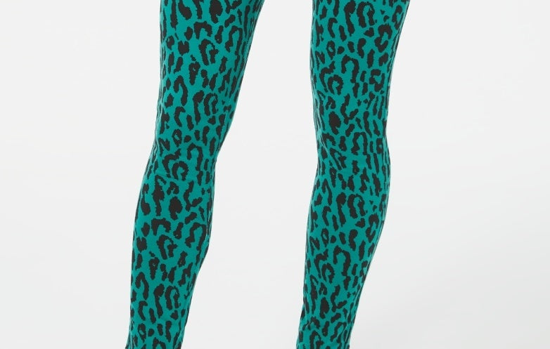 Thalia Sodi Women's Printed Pull On Leggings Green Size X-Small