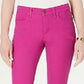 Charter Club Women's Bristol Skinny Ankle Jeans Dark Pink Size 4