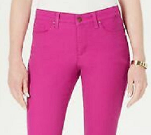 Charter Club Women's Bristol Skinny Ankle Jeans Dark Pink Size 4