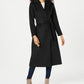 Forecaster Women's Belted Maxi Walker Coat Black Size 0