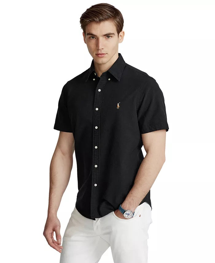 Ralph Lauren Men's Classic Fit Oxford Shirt Black Size X-Small