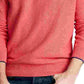 Ralph Lauren Men's Cotton Contrast Trim 1/4 Zip Jacket Bright Red Size Small