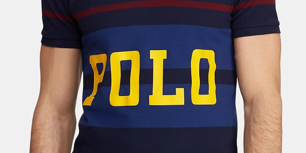 Ralph Lauren Men's Classic Fit Retro Mesh Polo Shirt Navy Size Small