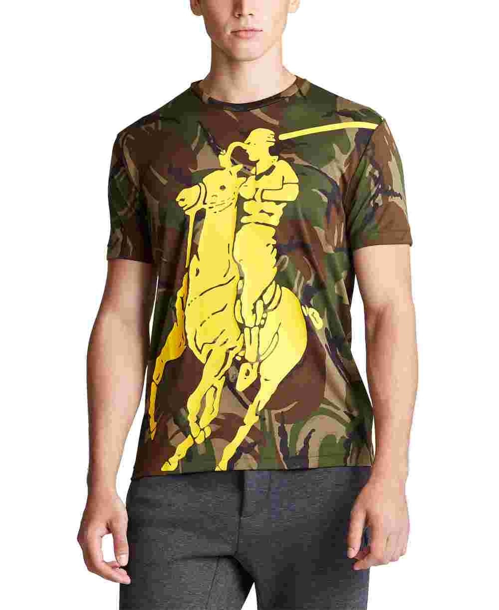 Ralph Lauren Men's Polo Sport Classic Fit Cotton Graphic Tee Green Size X-Large