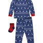 Max & Olivia Baby & Toddler Boy's 3 Pc Reindeer Print Pajamas & Socks Set Navy Size 3T