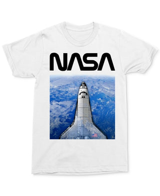 Changes Nasa Space Shuttle Men's Graphic T Shirt White Size Small