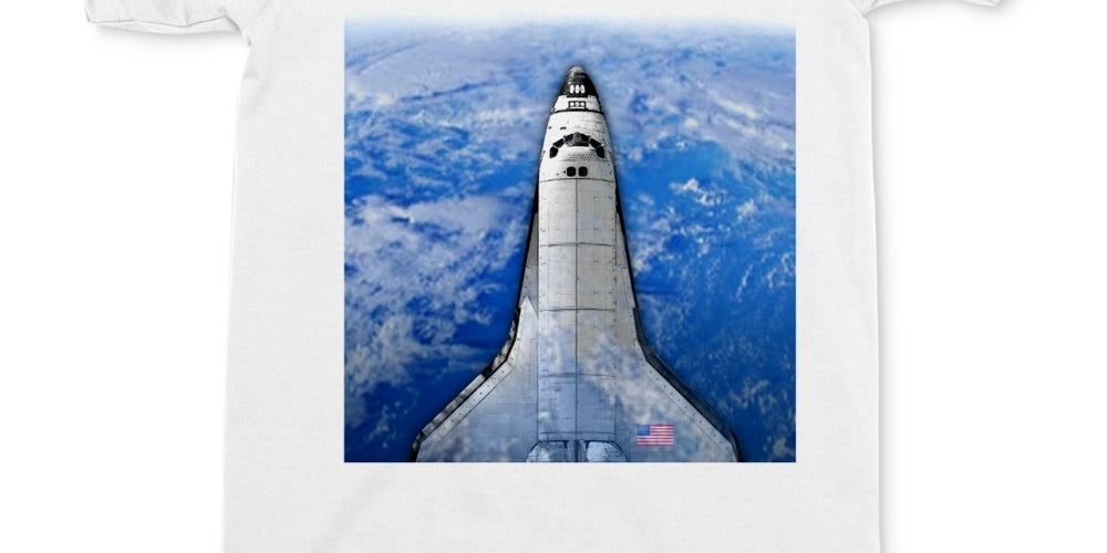 Changes Nasa Space Shuttle Men's Graphic T Shirt White Size Small