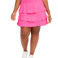 Ideology Women's Plus Ruffled Skort Pink Size 2X