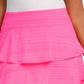 Ideology Women's Plus Ruffled Skort Pink Size 2X