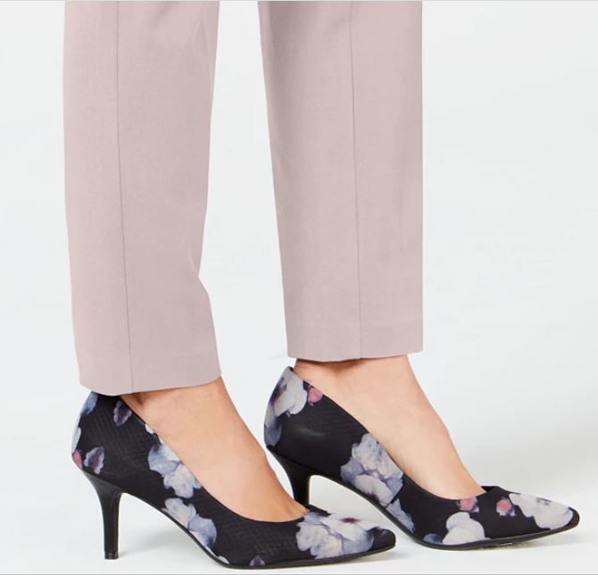 Alfani Women's Bi Stretch Hollywood Skinny Pants Beige Size 8 Petite