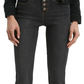 Levi's Women's Classic Button-Front Straight Jeans Black Size 10