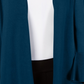 Alfani Women's Tie Sleeve Cardigan Teal Size XX-Large