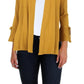 Alfani Women's Tie-Sleeve Cardigan Taupe Size Extra Large