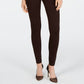 INC International Concepts Women's Petite Seamless Leggings Brown Size 6P