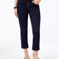 INC International Concepts Women's Cropped Straight-Leg Jeans  Blue Size 12